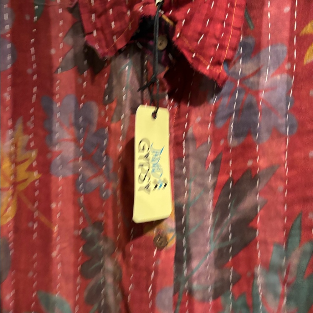 NWT Multicolor Boho Dress/Shirt - Picture 3 of 13